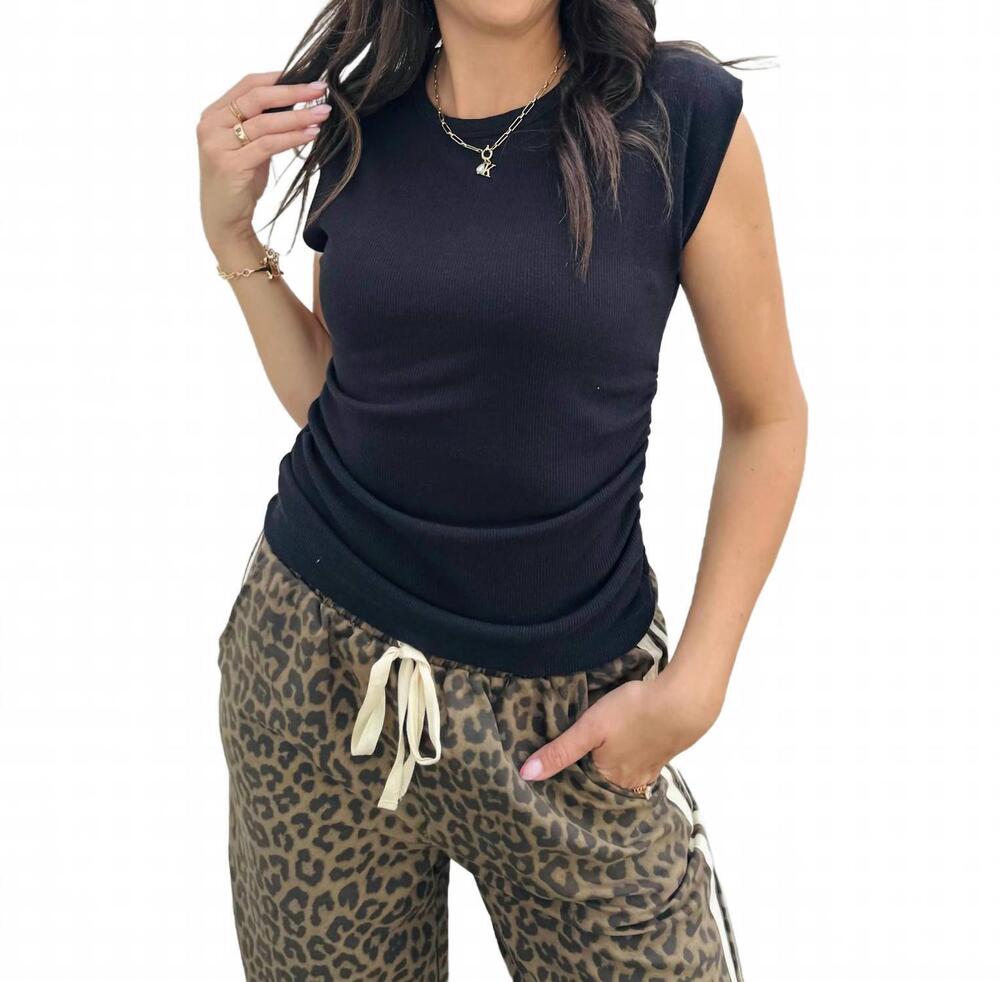 NEW KLD women's emily top in black